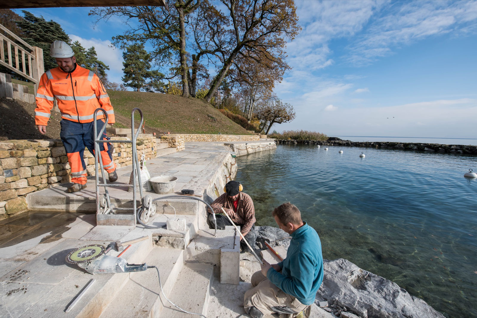 Balmelli SA Photos Chantier Hofer Gland La Crique 25